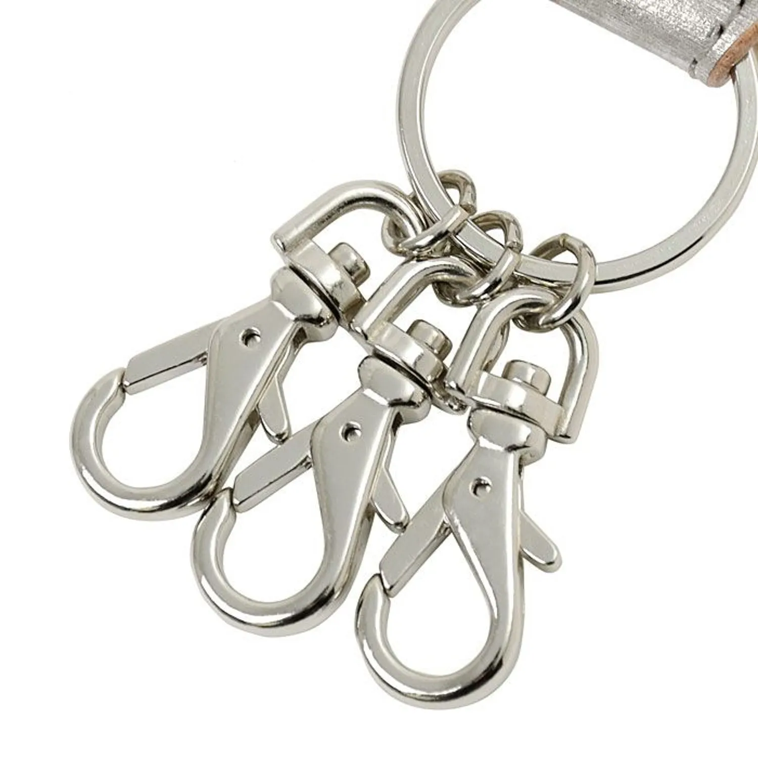 Porter Foil Key Holder Gray Silver