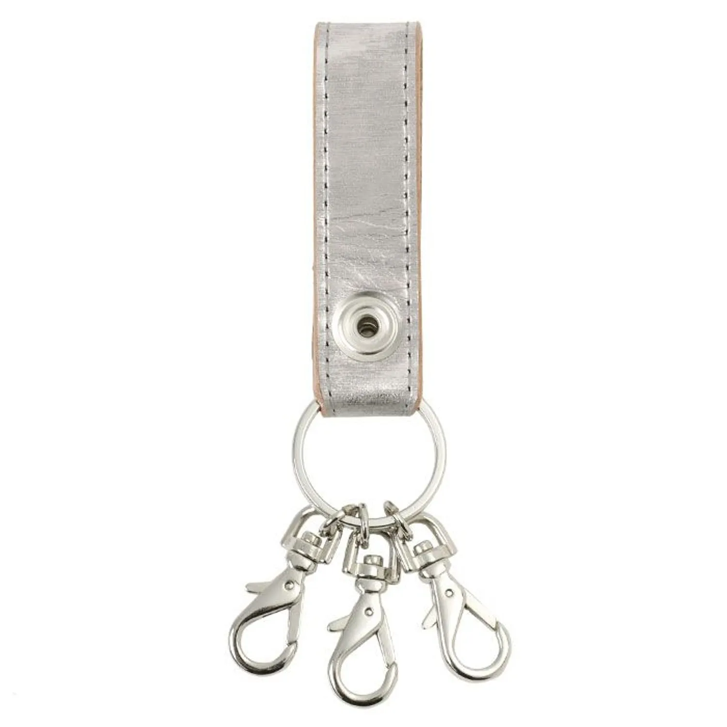 Porter Foil Key Holder Gray Silver