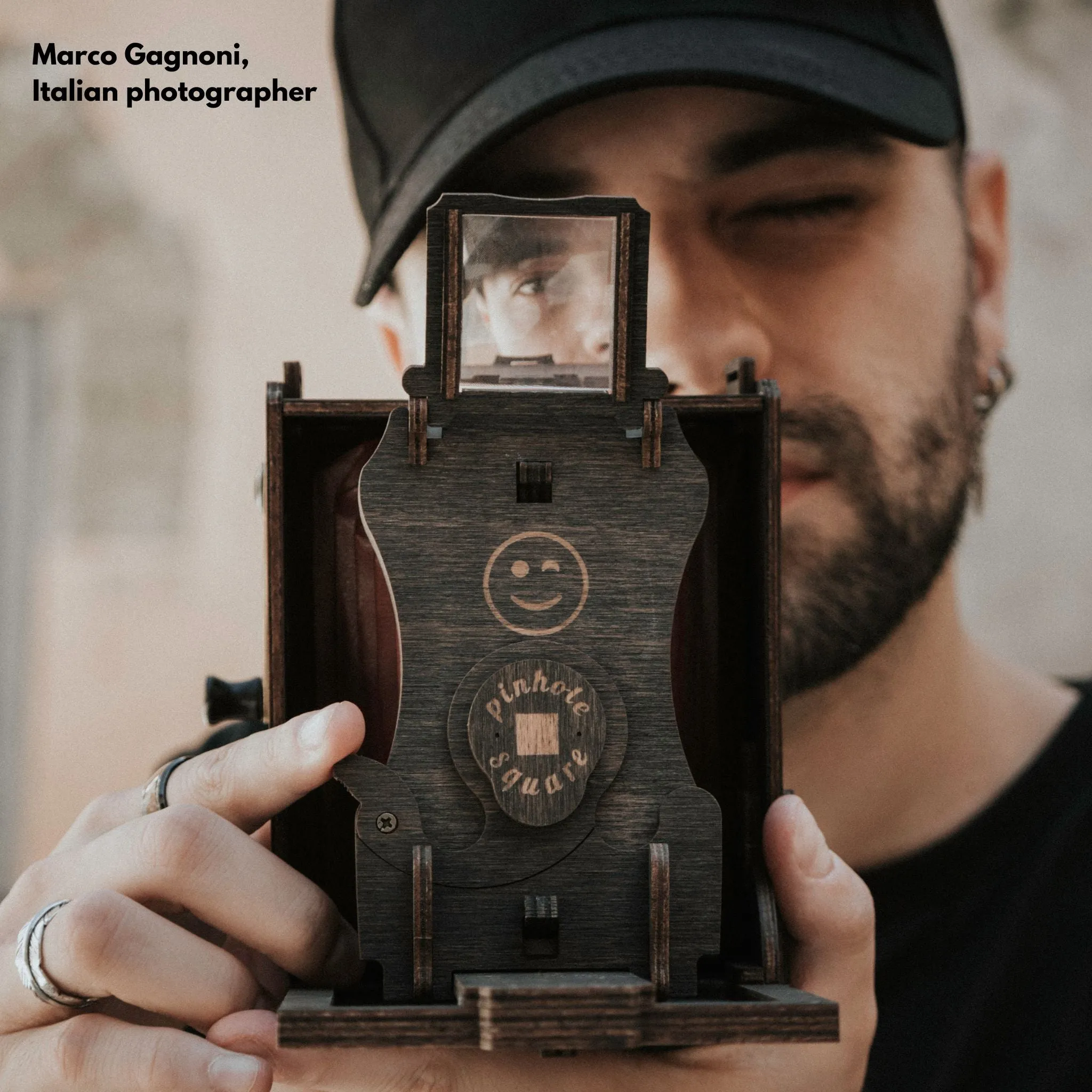 Pre-assembled Pinhole Instant SQUARE Film Camera