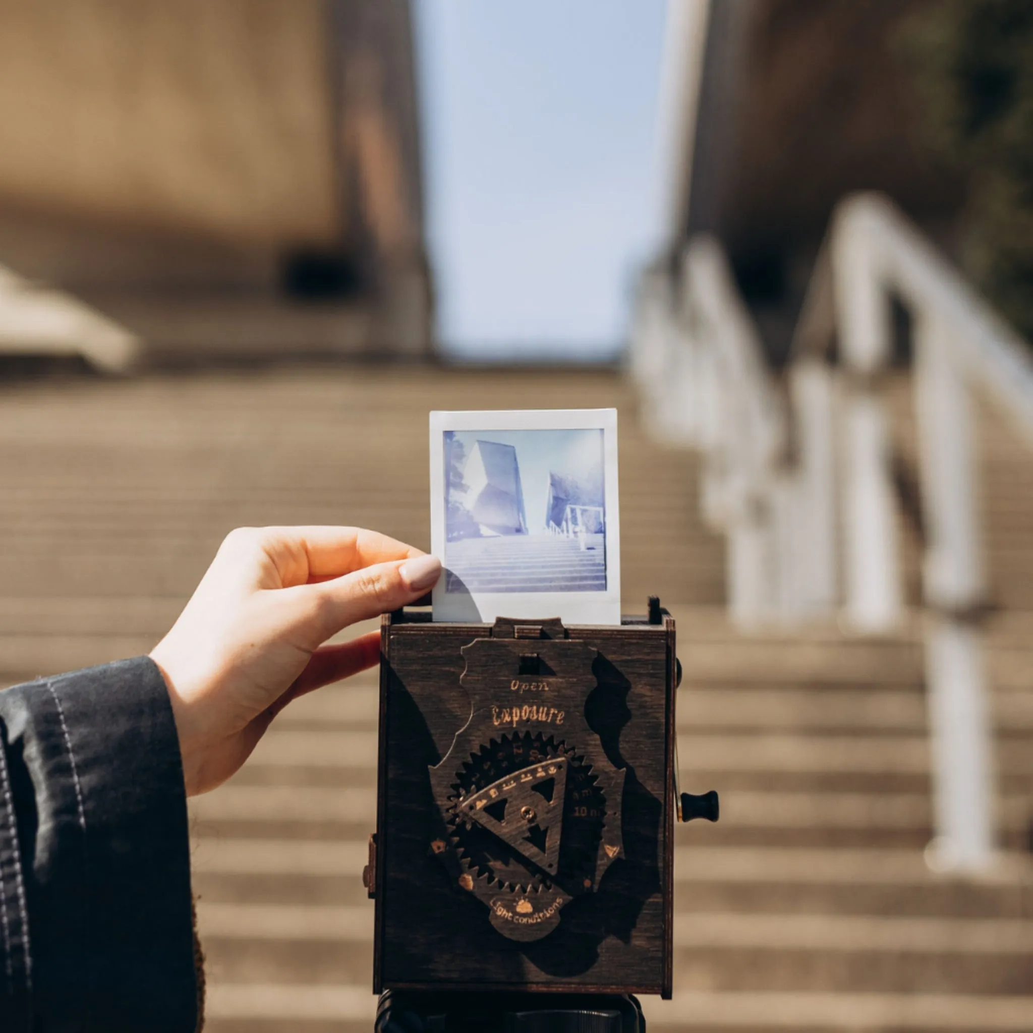 Pre-assembled Pinhole Instant SQUARE Film Camera