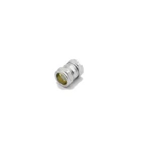 PrimaPlus Chrome Compression Coupling 28mm (Pack of 5)