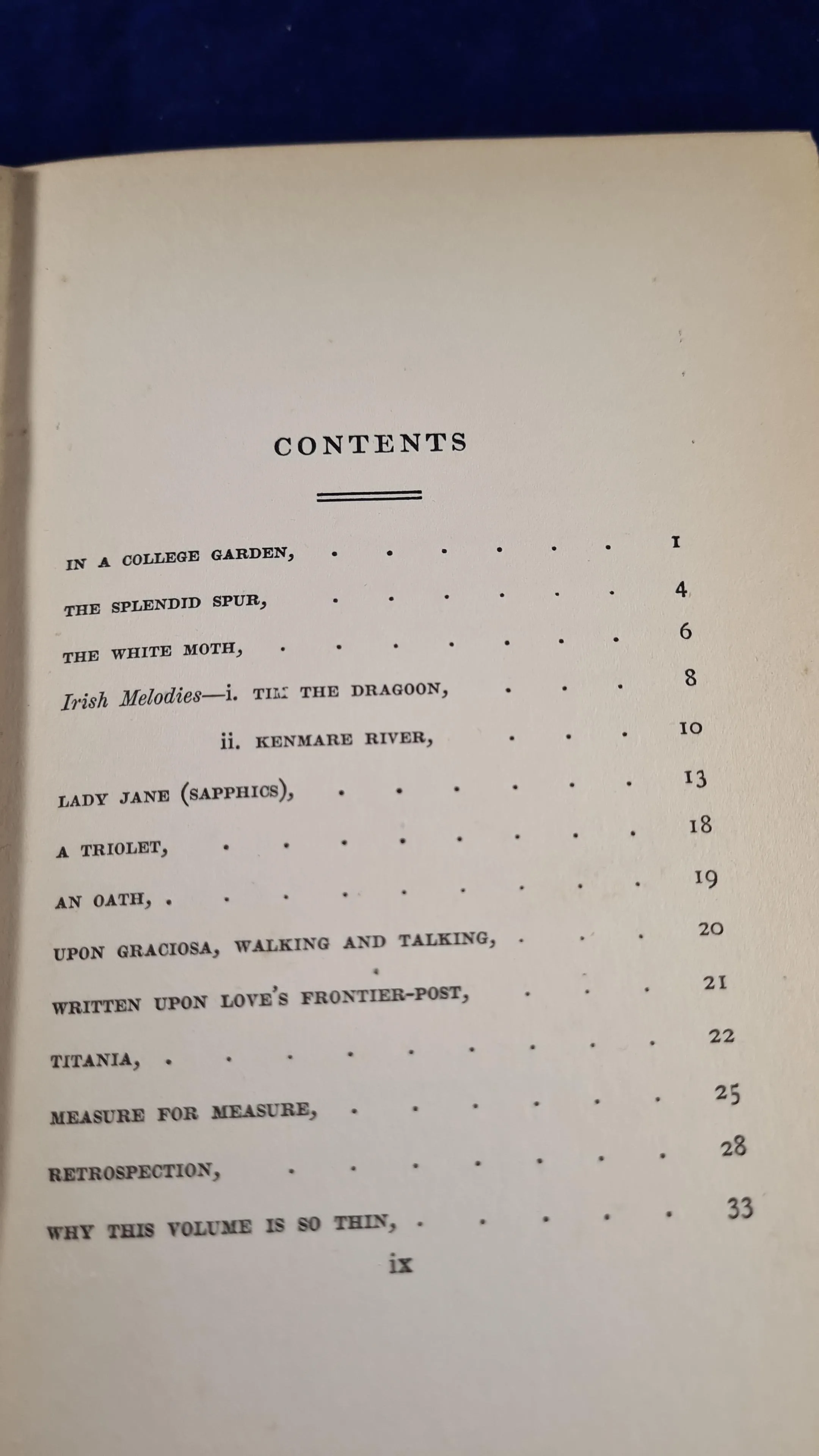 Q - Green Bays, Verses & Parodies, Methuen, 1893