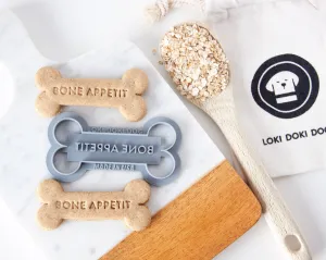 "Bone Appetit"  Bone Shaped Dog Biscuit Cookie Cutter