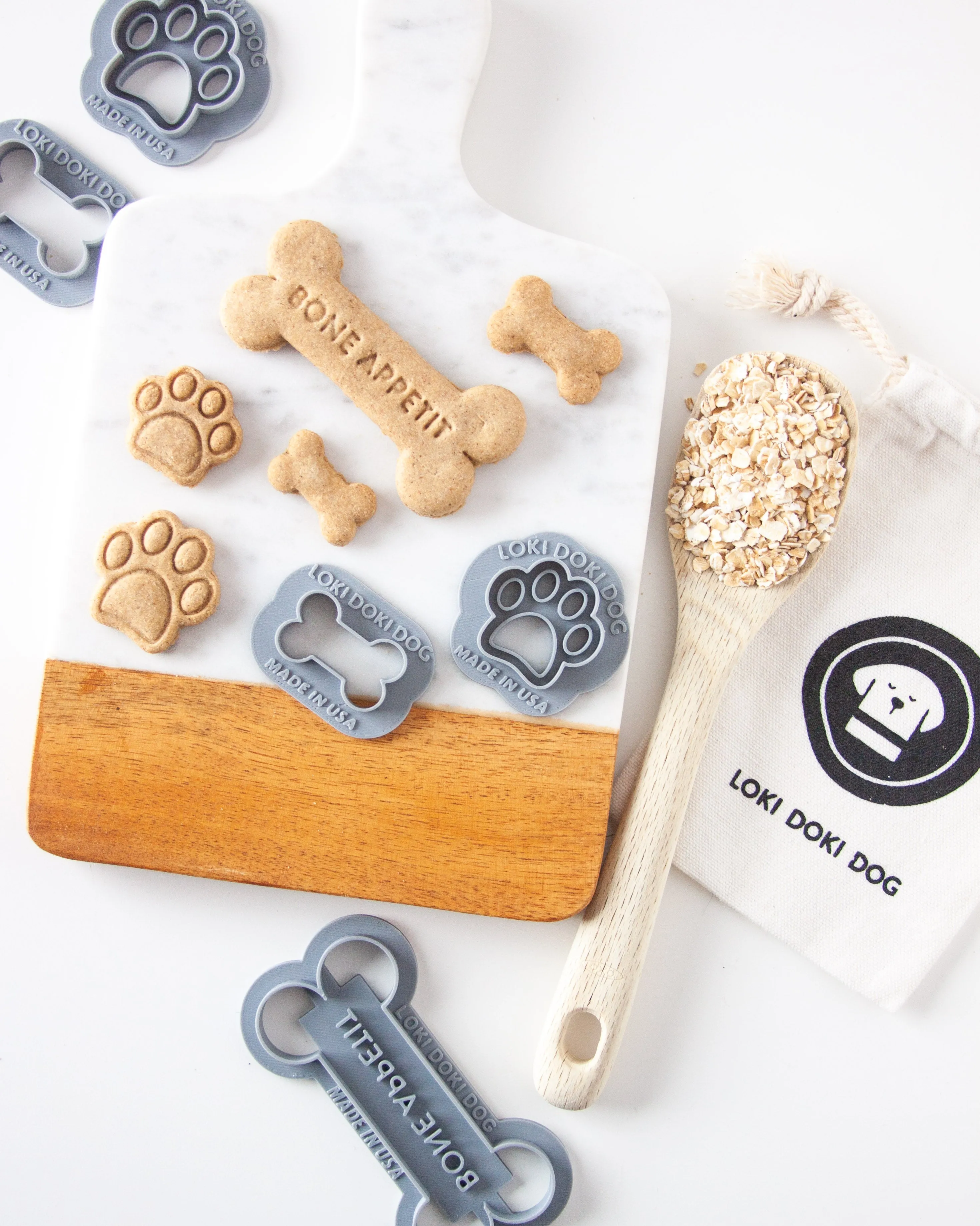 "Bone Appetit"  Bone Shaped Dog Biscuit Cookie Cutter