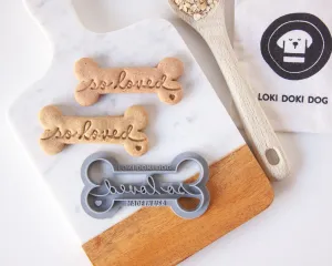 "So Loved" Dog Bone Cookie Cutter