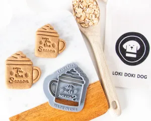"'Tis The Season" Holiday Mug Shape Cookie Cutter