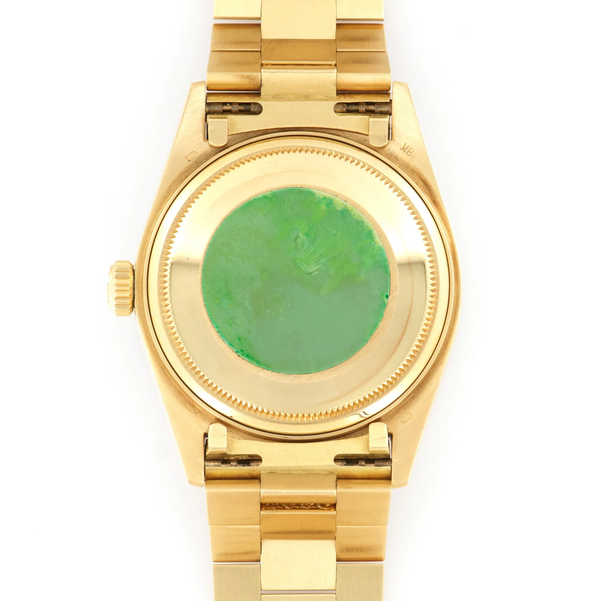 Rolex Yellow Gold Day-Date Pave Diamond Watch Ref. 18138
