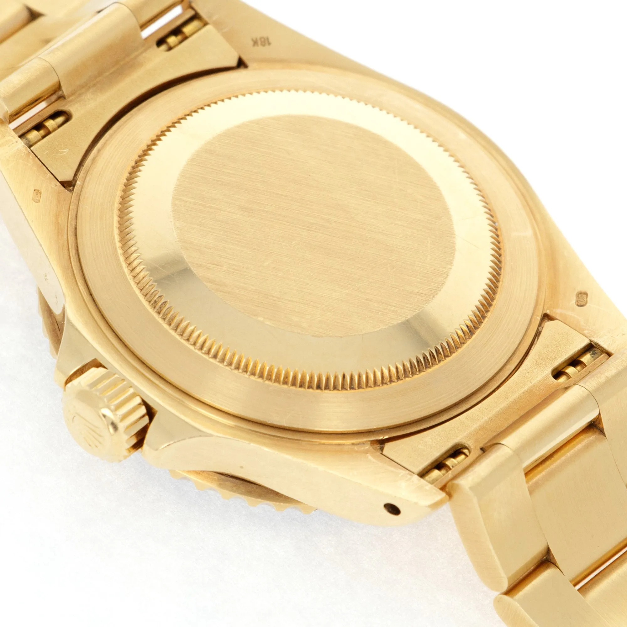 Rolex Yellow Gold Submariner Ref. 16618 with Purple Hue Dial