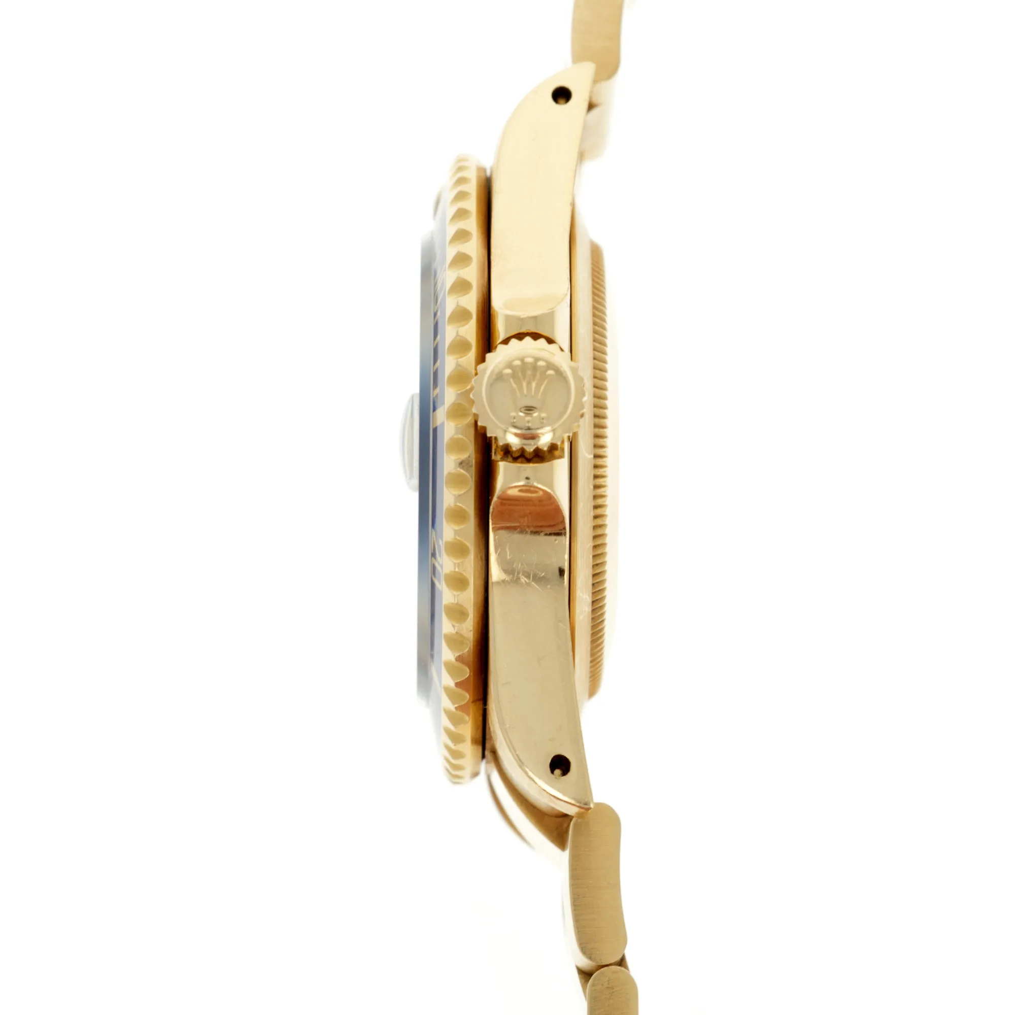 Rolex Yellow Gold Submariner Ref. 16618 with Purple Hue Dial
