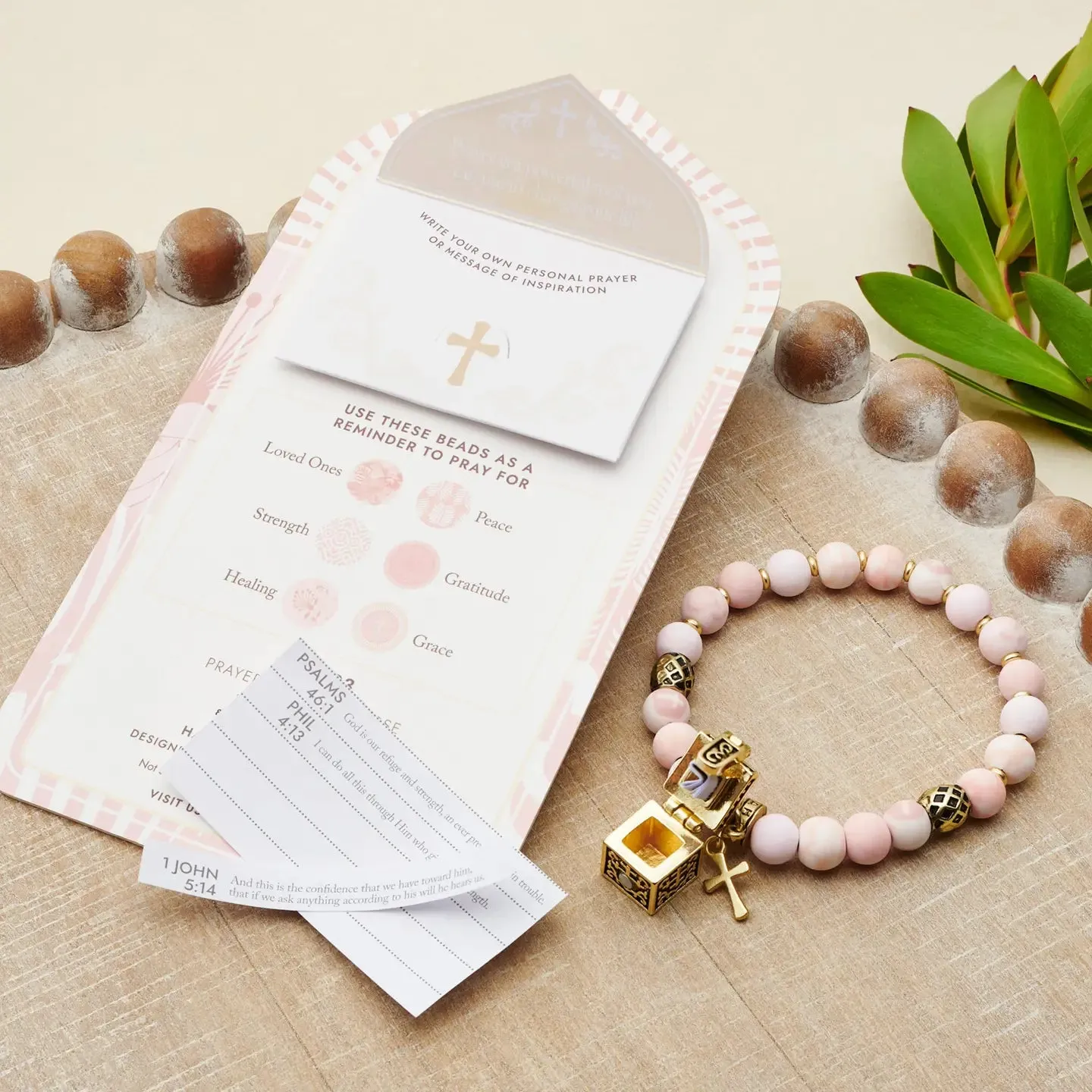Rose Prayer Bracelet