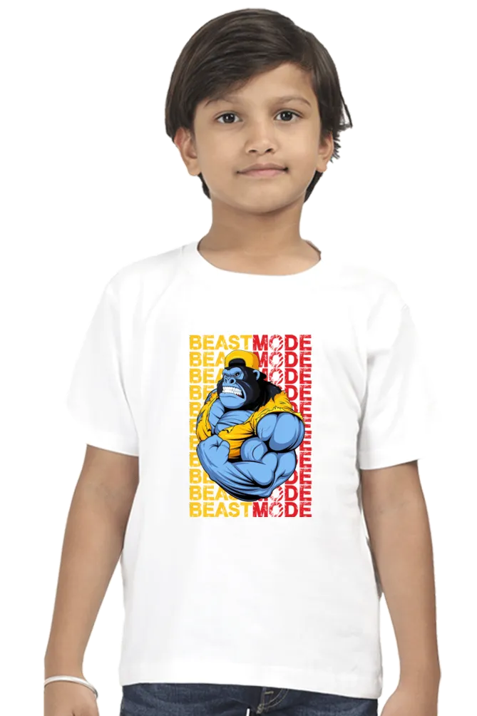 Round Neck T-Shirt (Boys) - Beast Mode (10 Colours)