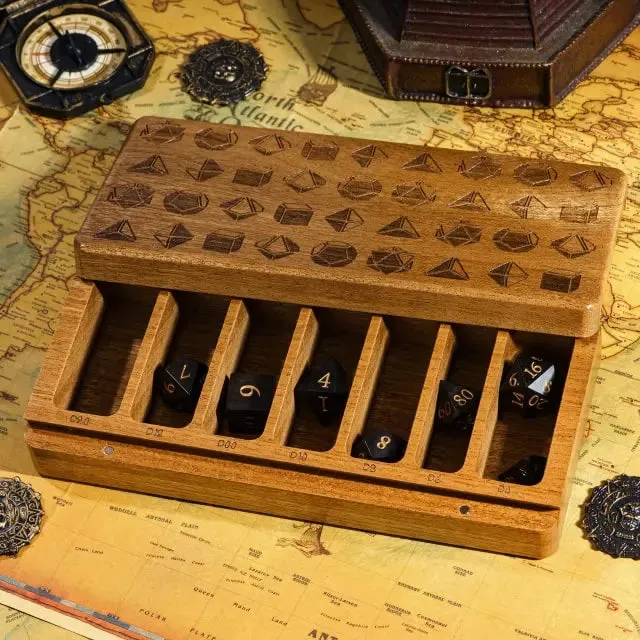 RPG Dice Box | Multi Set Storage | Dice Pattern