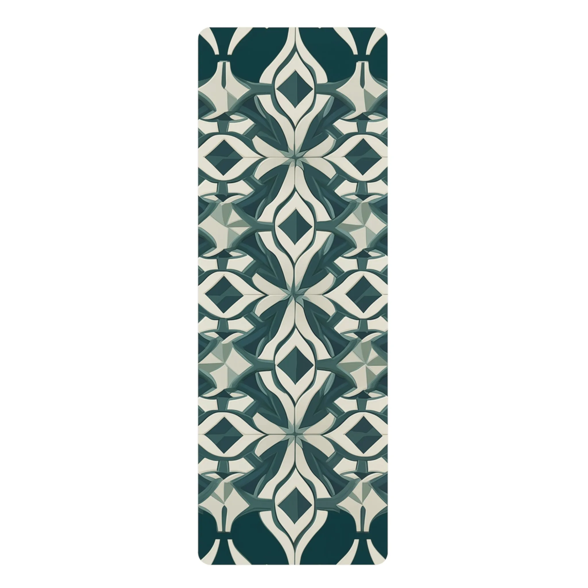 Rubber Yoga Mat- Colette Florence Trellis