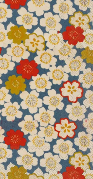 Sakura Blue Paper Guest Towels