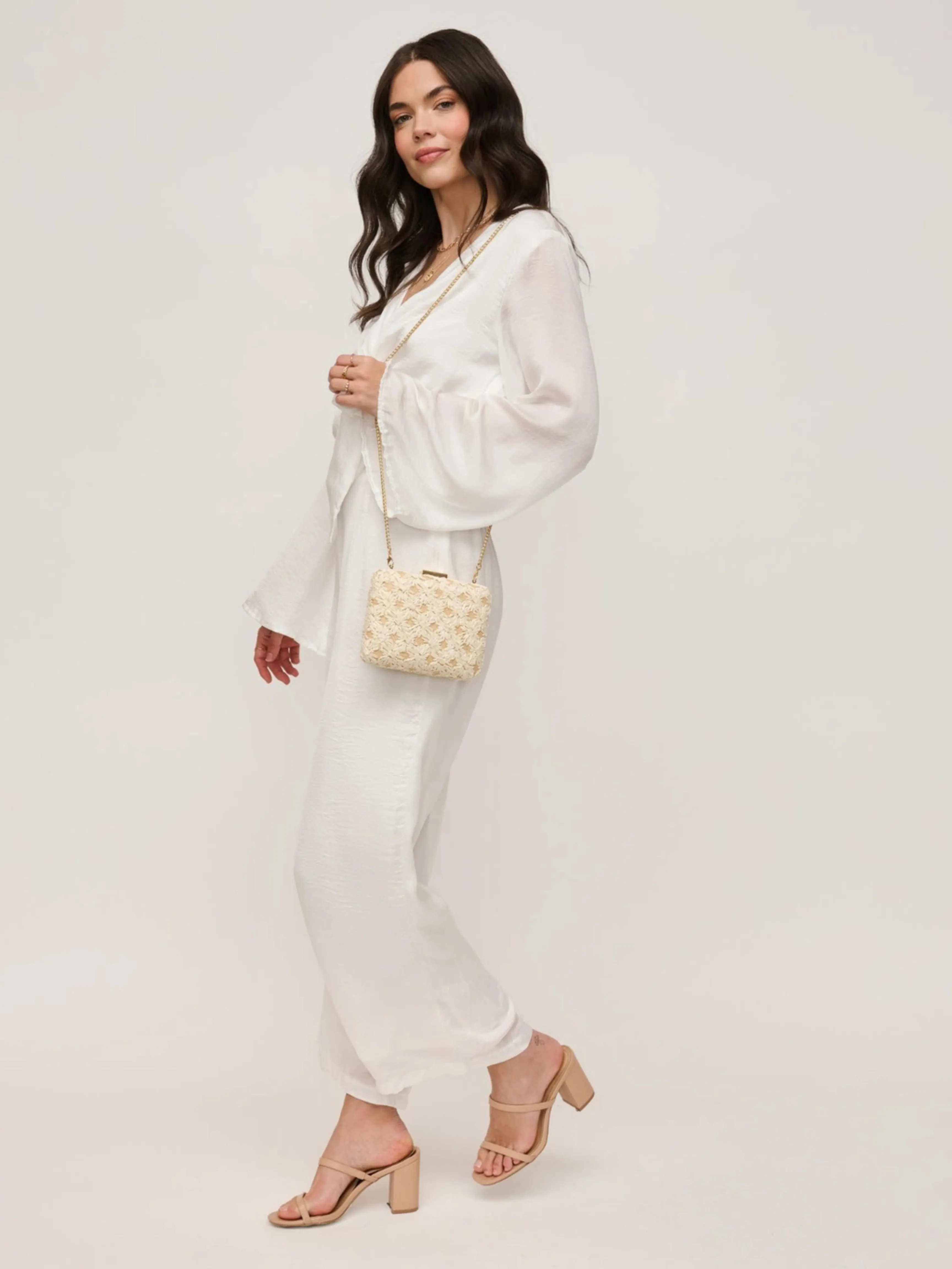 Sammi Evening Bag in Ivory
