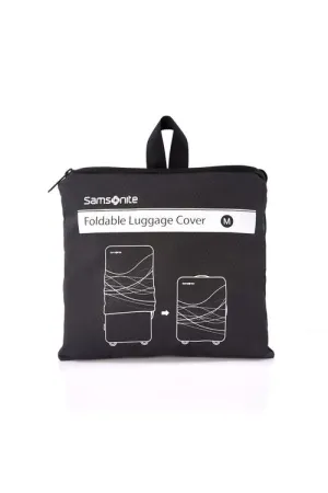 Samsonite Foldable Luggage Cover Medium Black