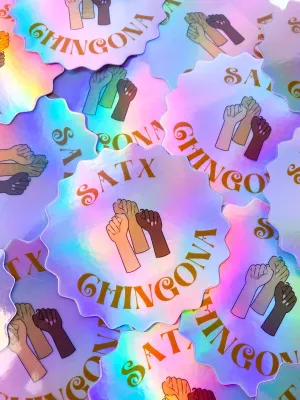SATX CHINGONA sticker