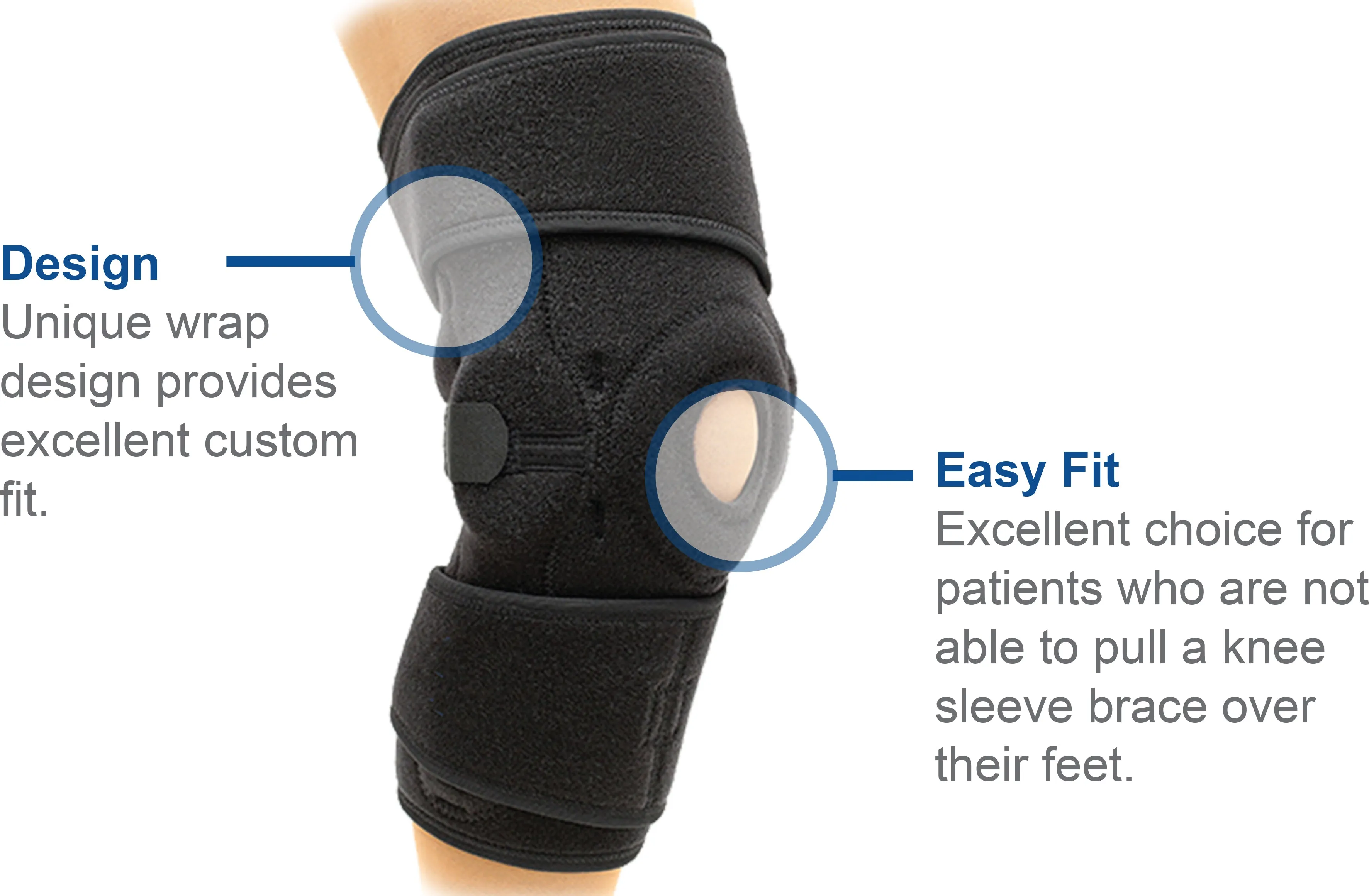 SB Universal Size Hinged Knee Brace - One Size Fits All!