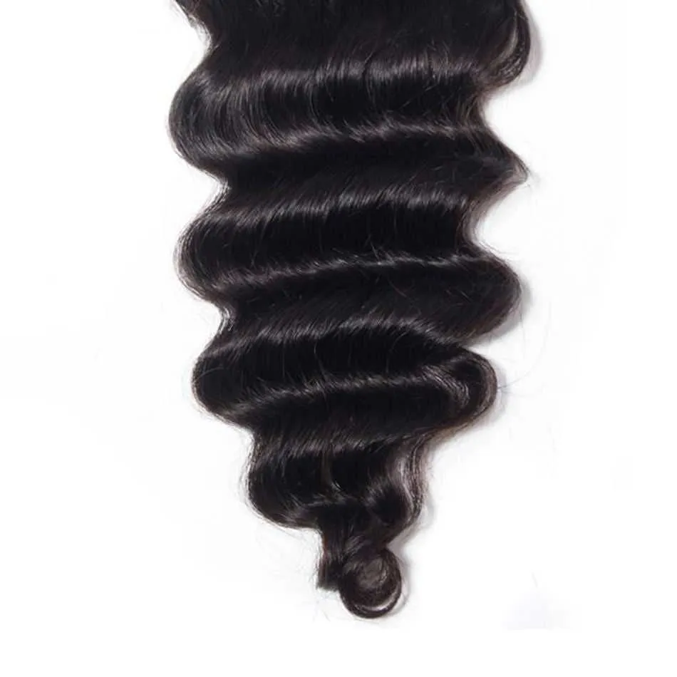 Sdamey Brazilian Loose Deep Human Hair 6X6 Lace Closure