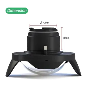 SeaFrogs 6-Inch Glass Dome Port