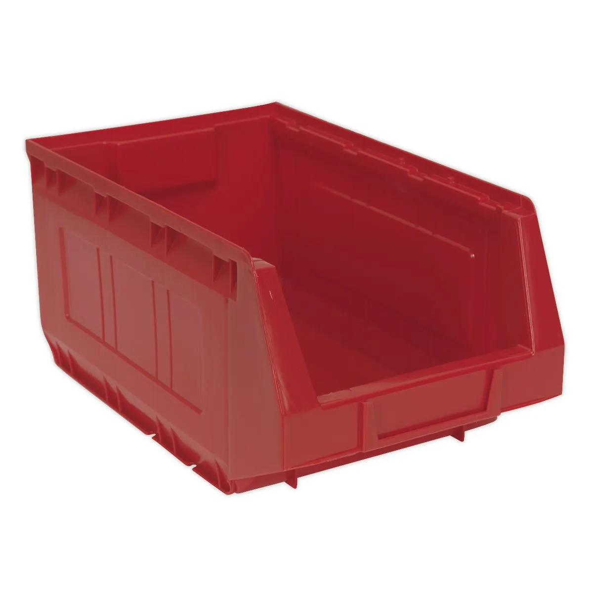 Sealey Plastic Storage Bin 210 x 355 x 165mm - Red Pack of 12