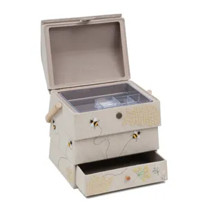 Sewing Box Bee Hive Design Sewing Basket Box With Drawer