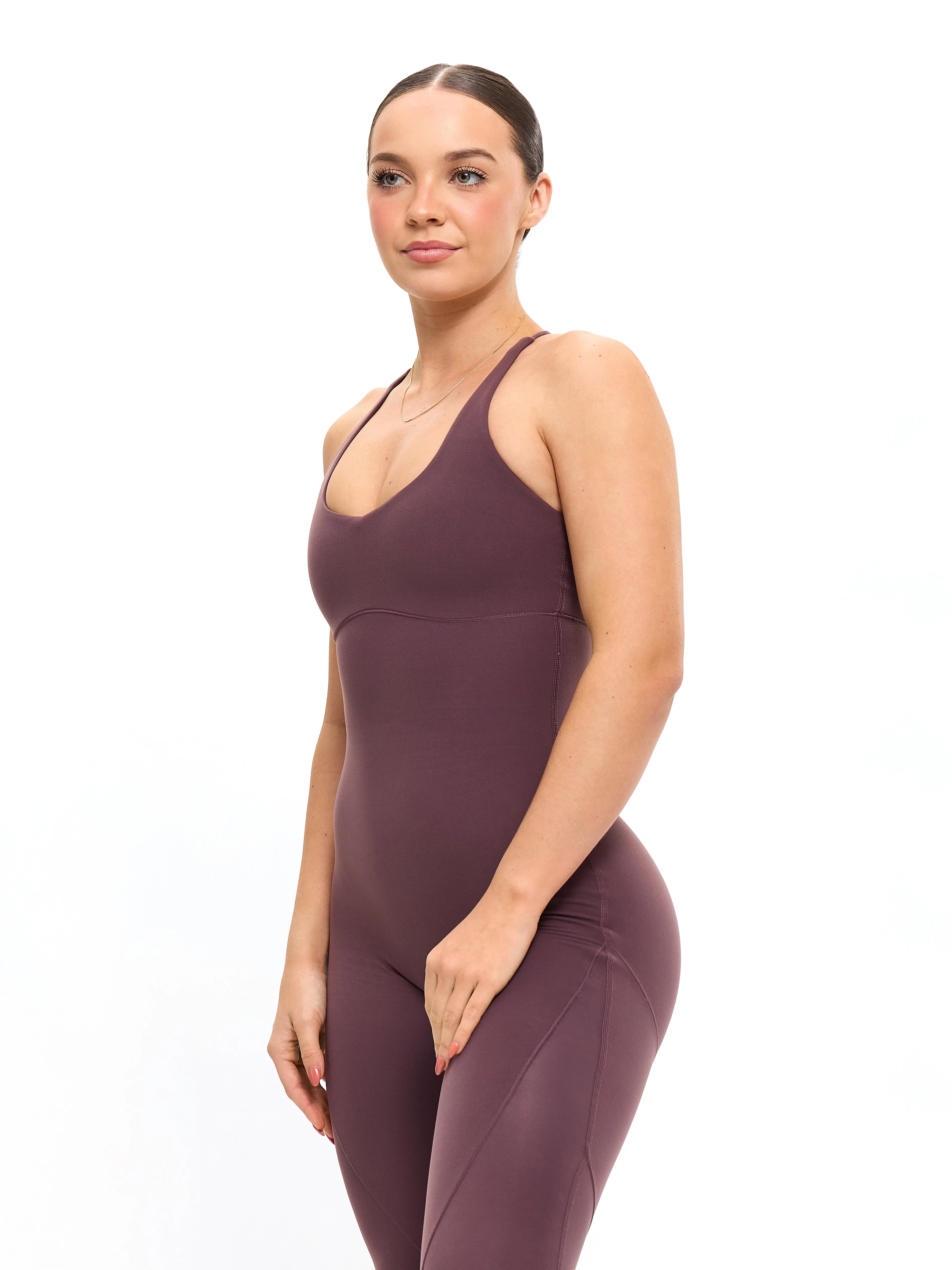 Shape Shifter Bodysuit - Smoked Cherry