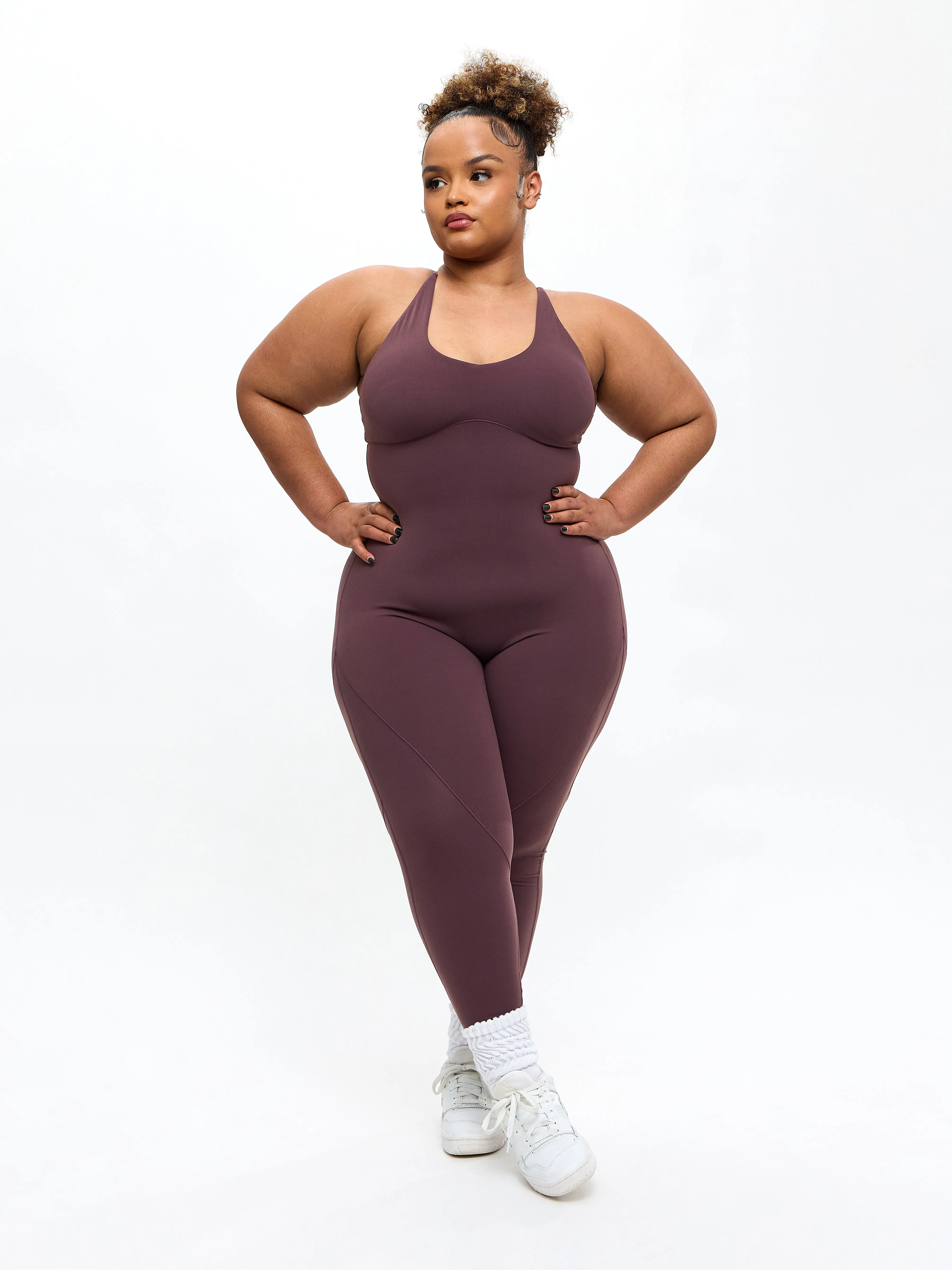 Shape Shifter Bodysuit - Smoked Cherry