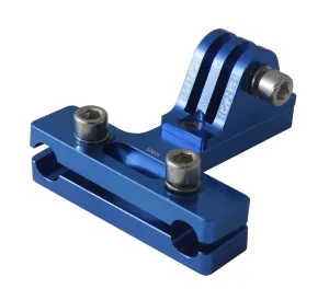 Shimano Pro Camera Mount - Saddle Rail - Blue