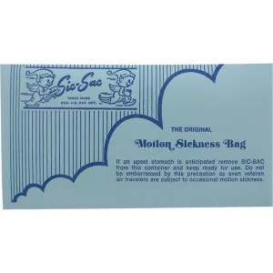 SIC-SAC Motion Sickness Bag