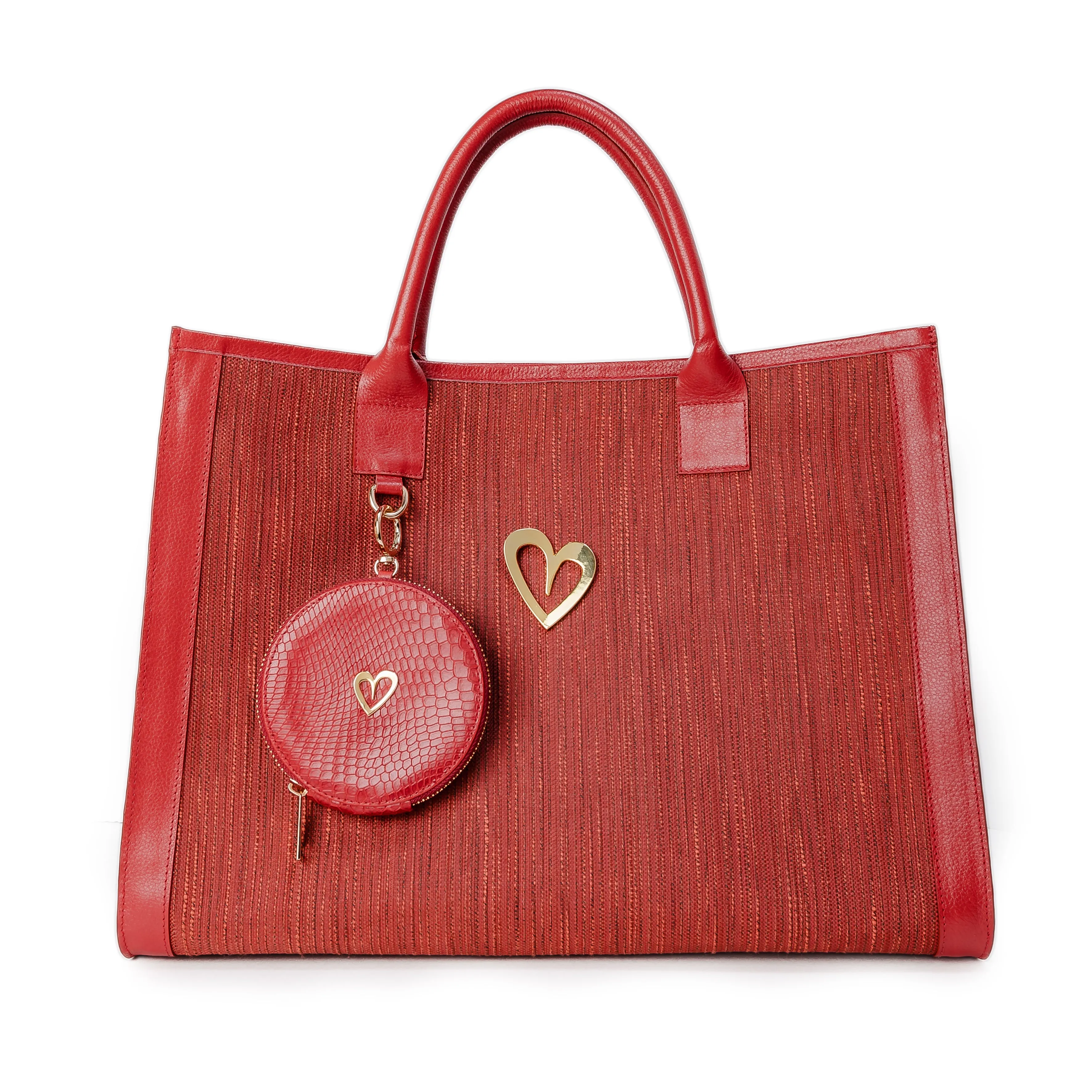 Sienna Tote Bag - Red [ Big ]