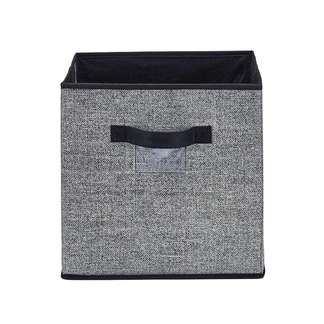 Simplify Collapsible Storage Cube, Black