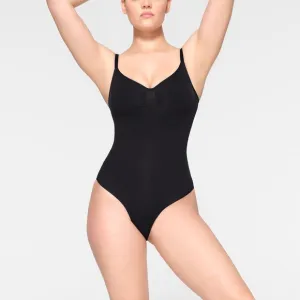 SKIMS Seamless Sculpt Brief Bodysuit Black Onyx NEW