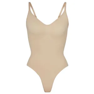 Skims XXS/XS Sculpting Thong Bodysuit Mica NWT