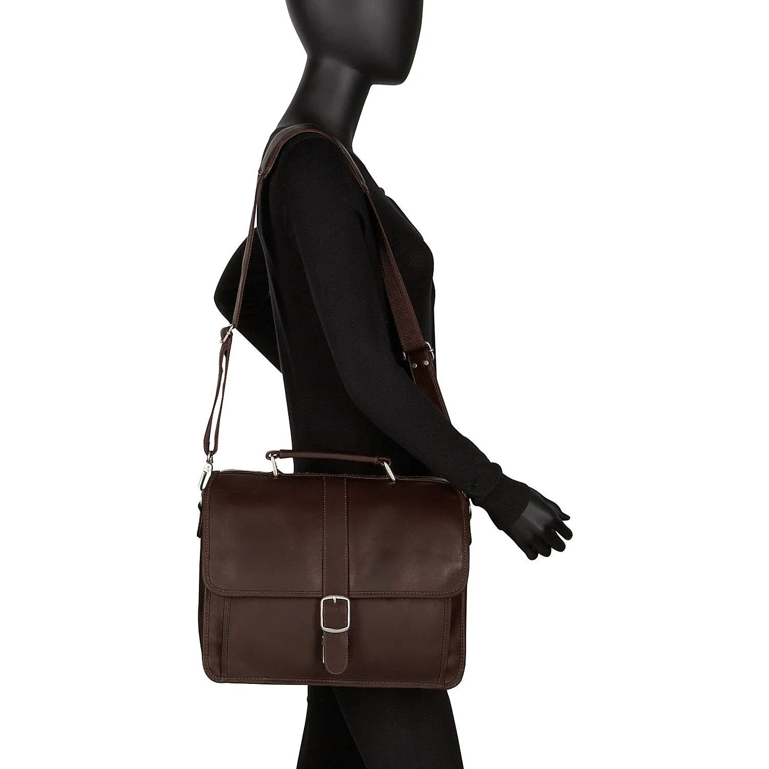 SMALL FLAP-OVER LAPTOP/TABLET BRIEF