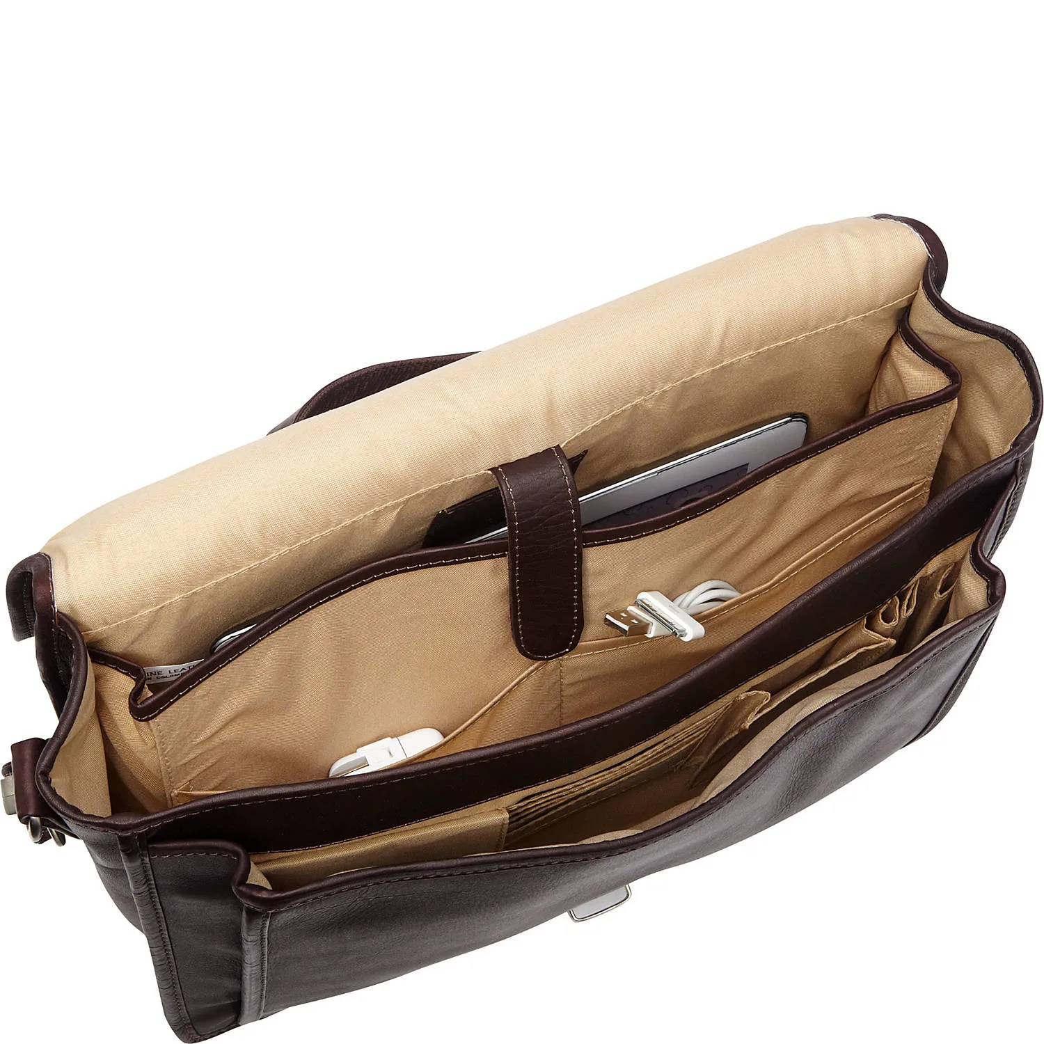 SMALL FLAP-OVER LAPTOP/TABLET BRIEF