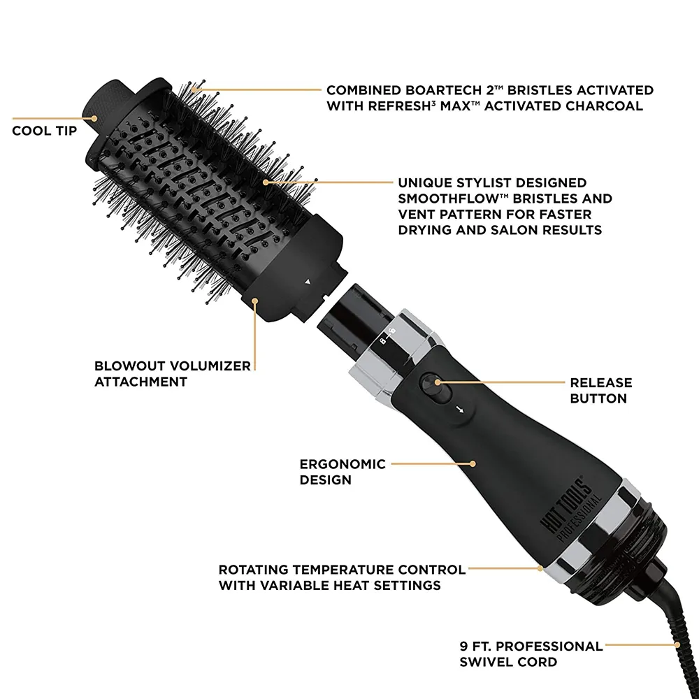 SMALL GOLD VOLUMISER BLOW DRY BRUSH