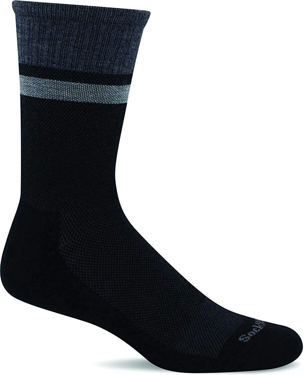 Sockwell Men's Foothold Crew Moderate Graduated Compression Sock