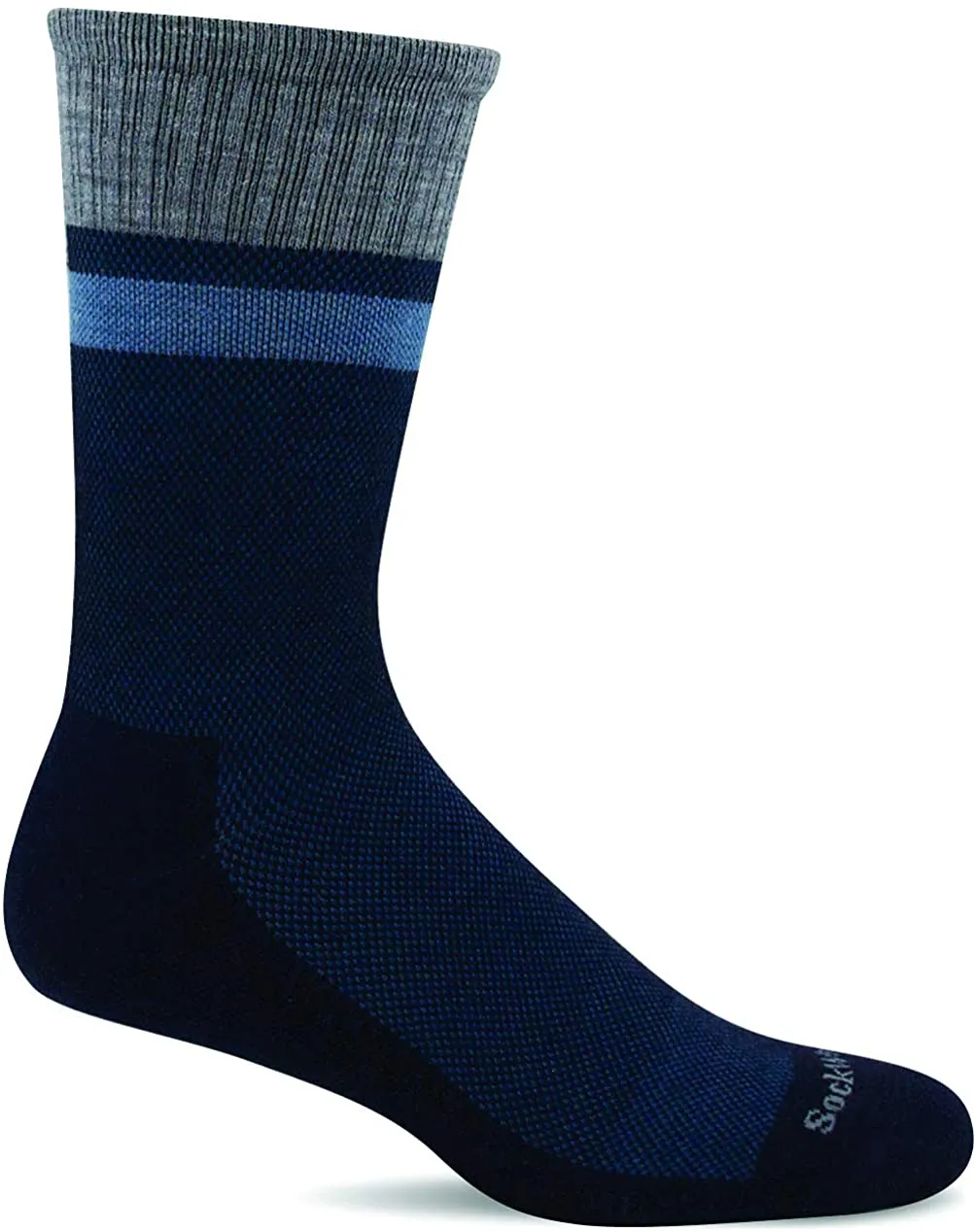 Sockwell Men's Foothold Crew Moderate Graduated Compression Sock