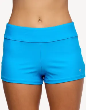 Solid Jump Start Swim Short Bikini Bottom