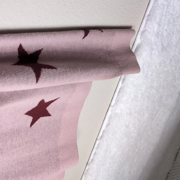 Splendid Star Patterned Pink Sweater Womens XL Pink Cardigan