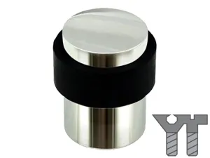 STAINLESS STEEL DOOR STOPPER CYLINDER WITH RUBBER RING