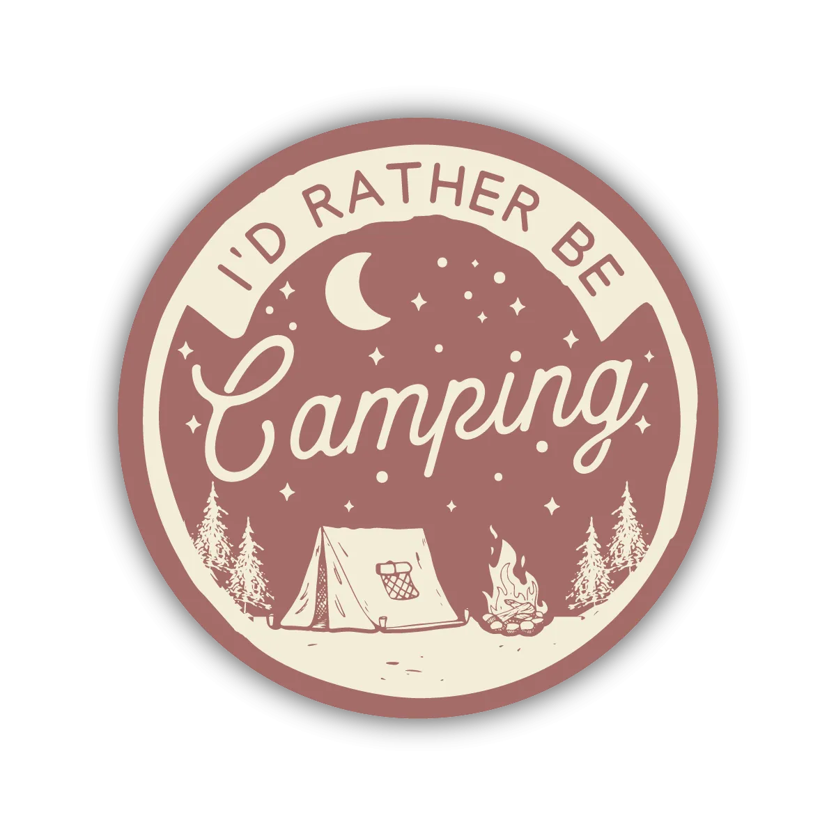 Stickers Northwest - I'd Rather be Camping