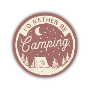 Stickers Northwest - I'd Rather be Camping