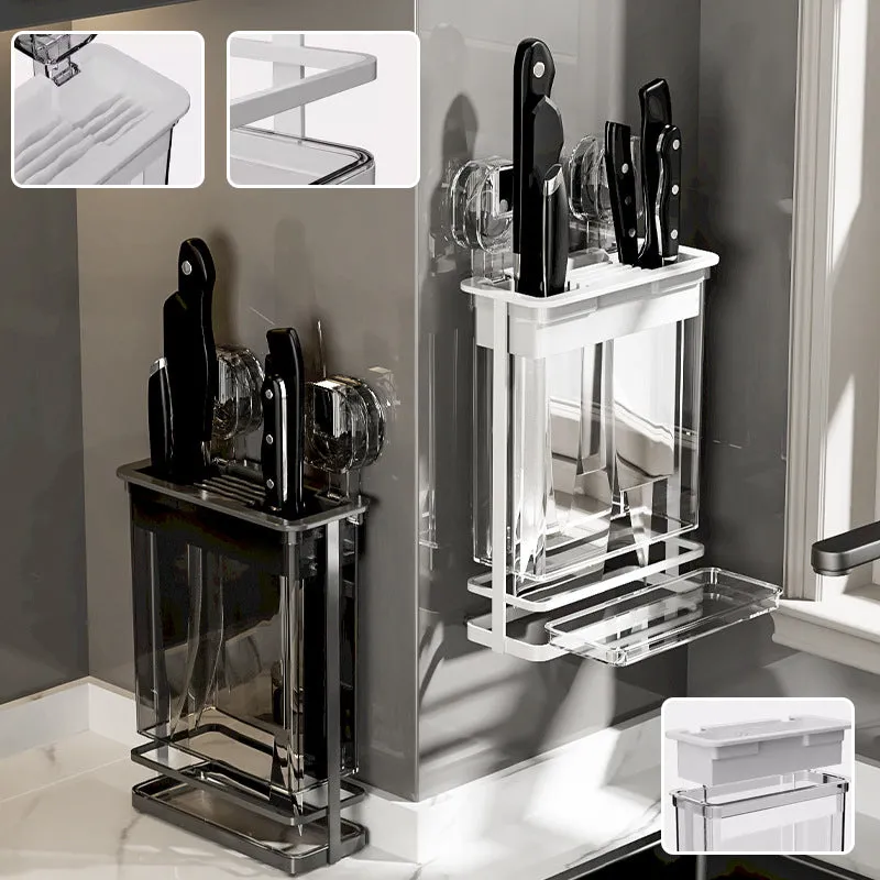 Suction Cup Hanging Iron Knife Holder