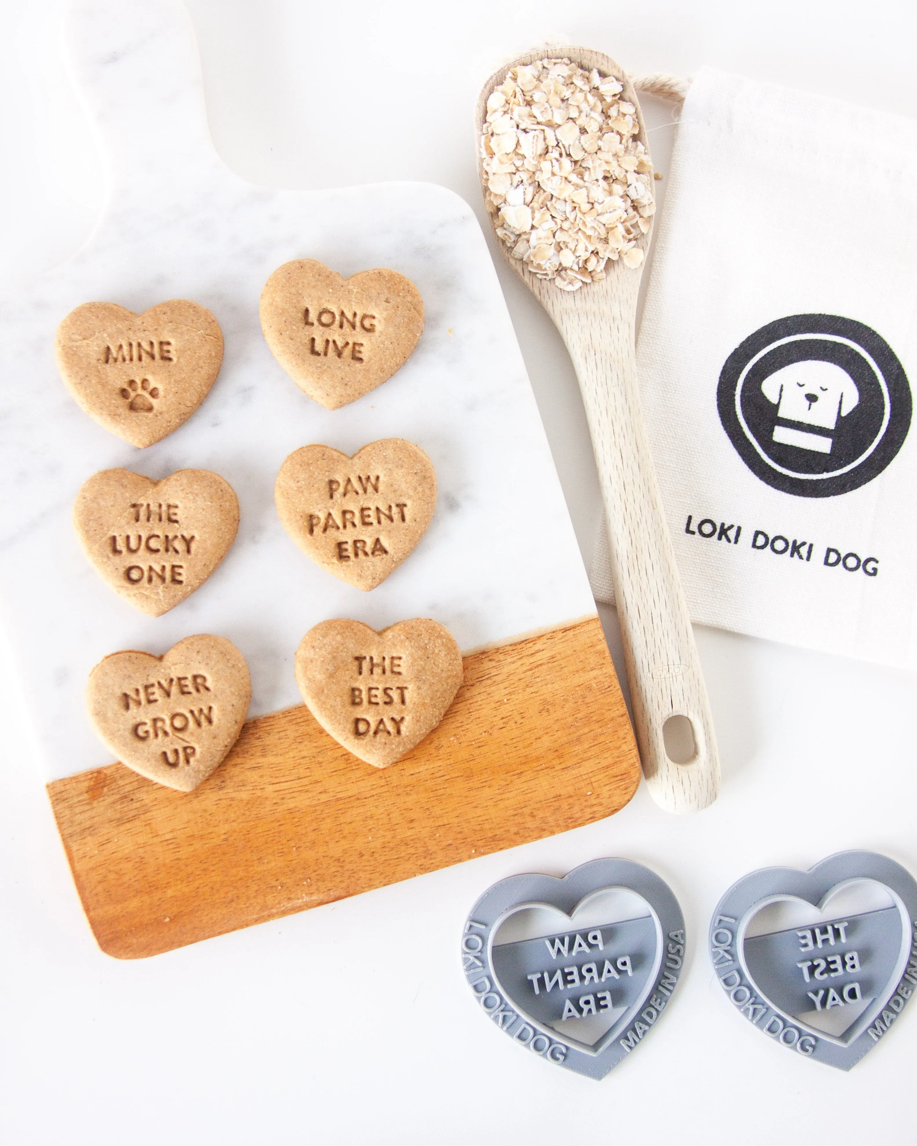 Swiftie Inspired Conversation Hearts - Dog Biscuit Cookie Cutters