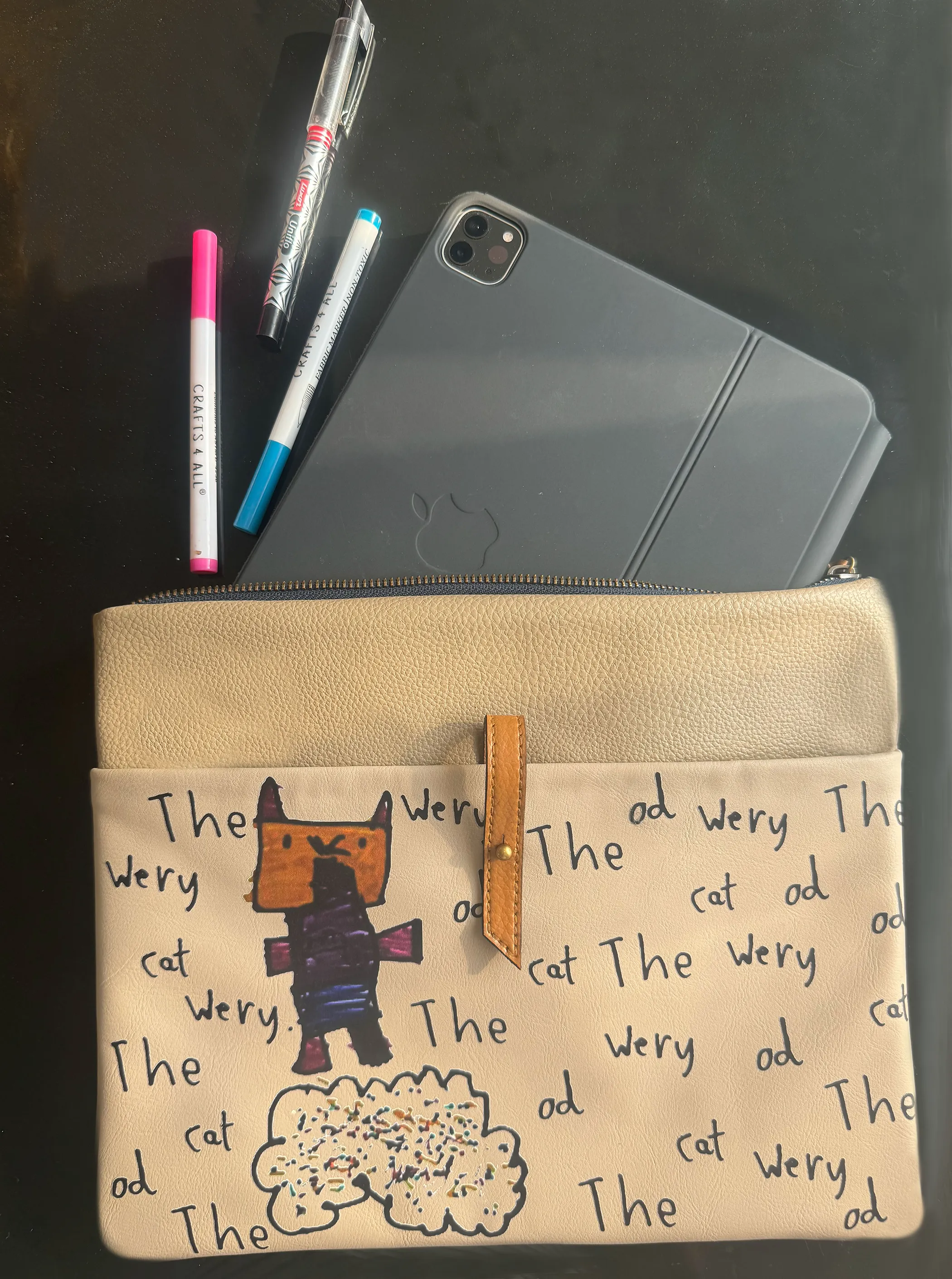 Tablet sleeve (with your child’s art)
