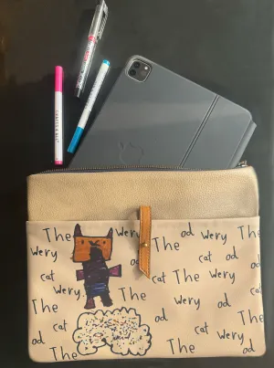 Tablet sleeve (with your child’s art)