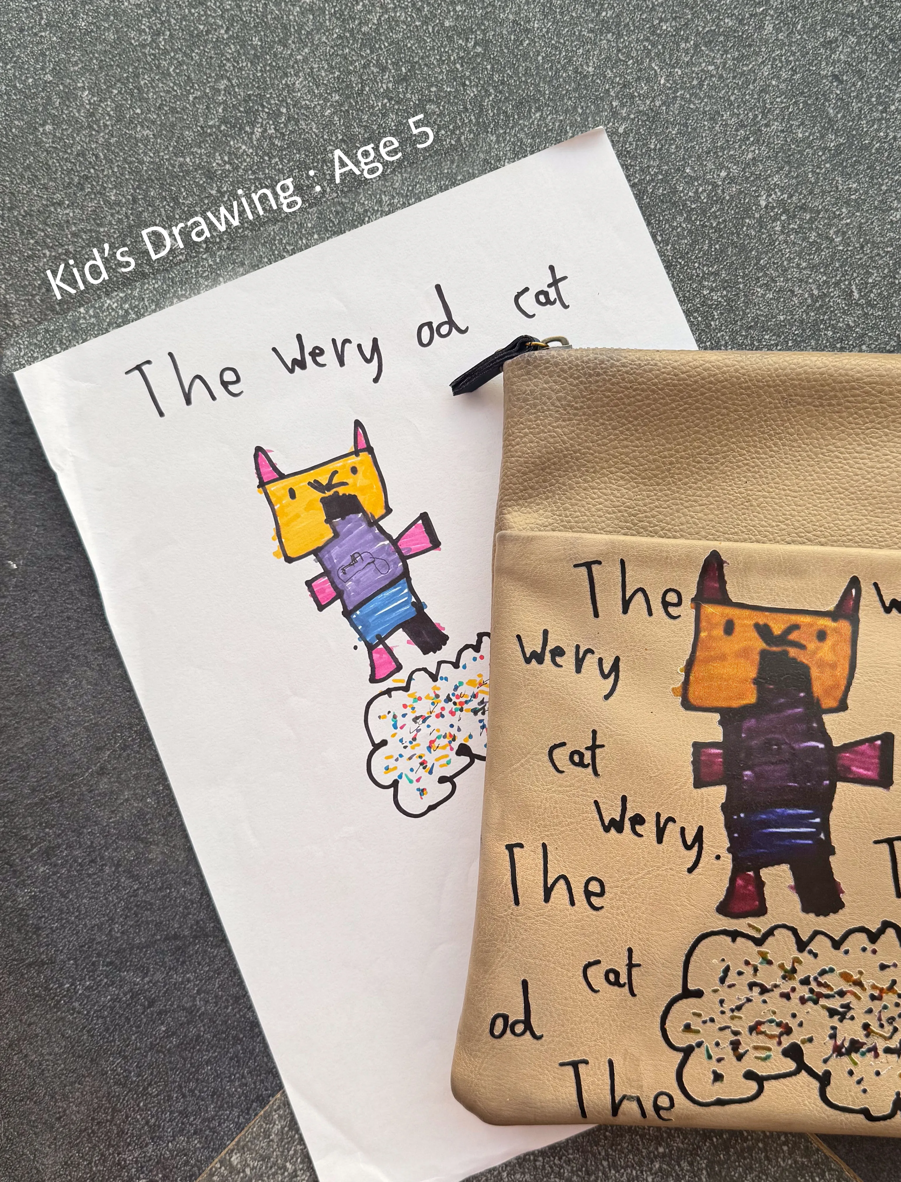 Tablet sleeve (with your child’s art)