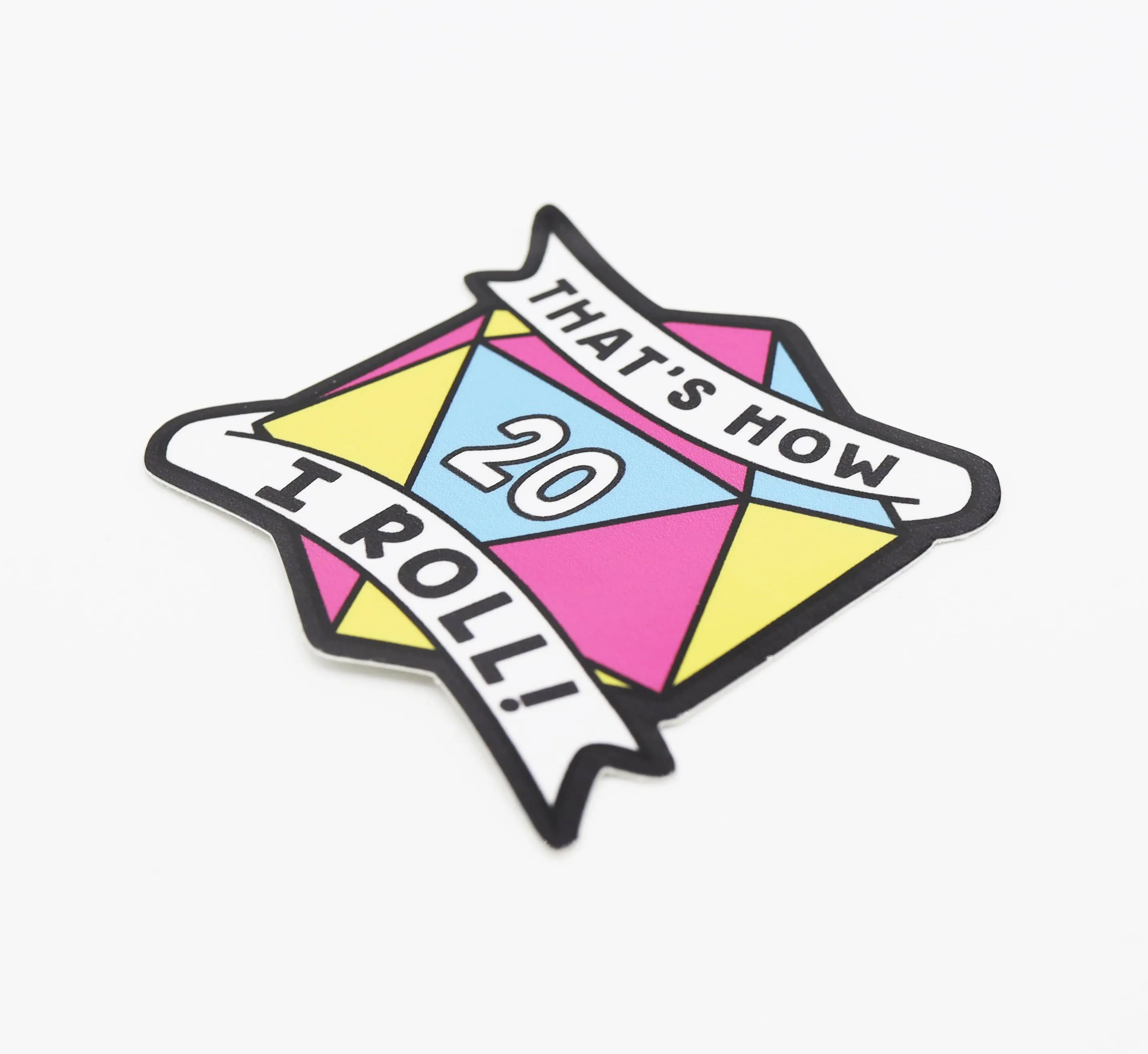 That's How I Roll Sticker - Pansexual Pride